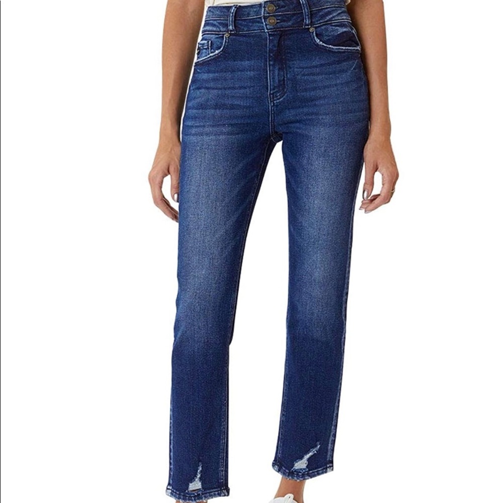 KanCan high rise slim straight